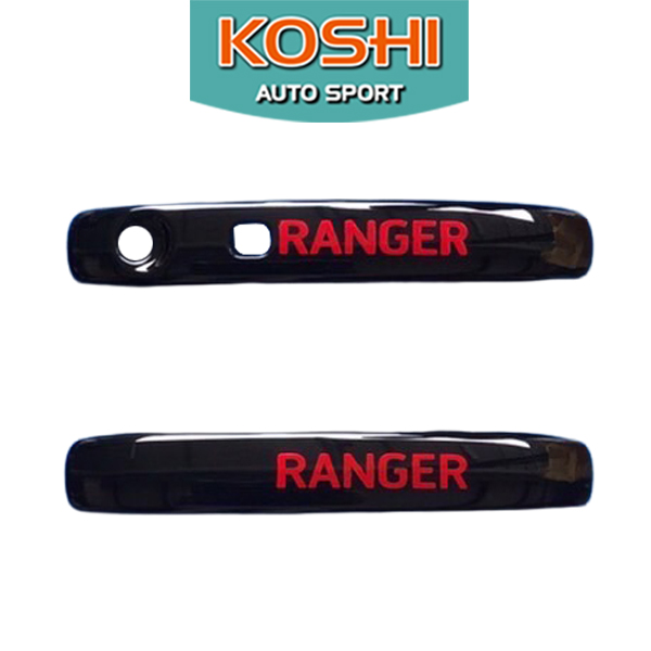 ครอบมือจับ สีดำเงา Ford Ranger 2022 รุ่น 2 ประตู non top ยี่ห้อ lekone