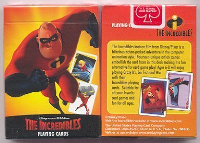 Disney The Incredibles Playing Cards