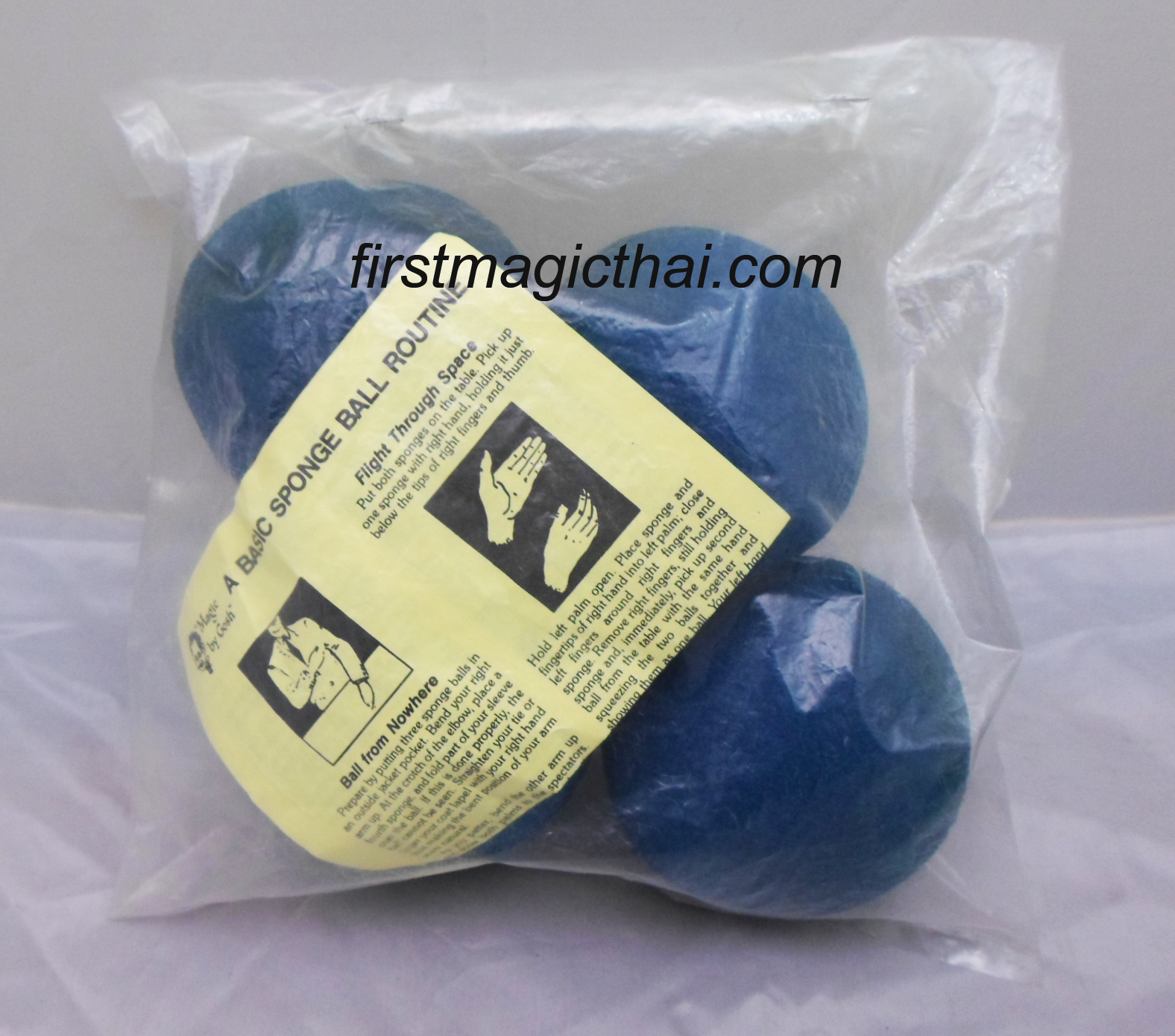 Basic Sponge Ball Routine (บอลฟองน้ำใหญ่ 3 นิ้ว)