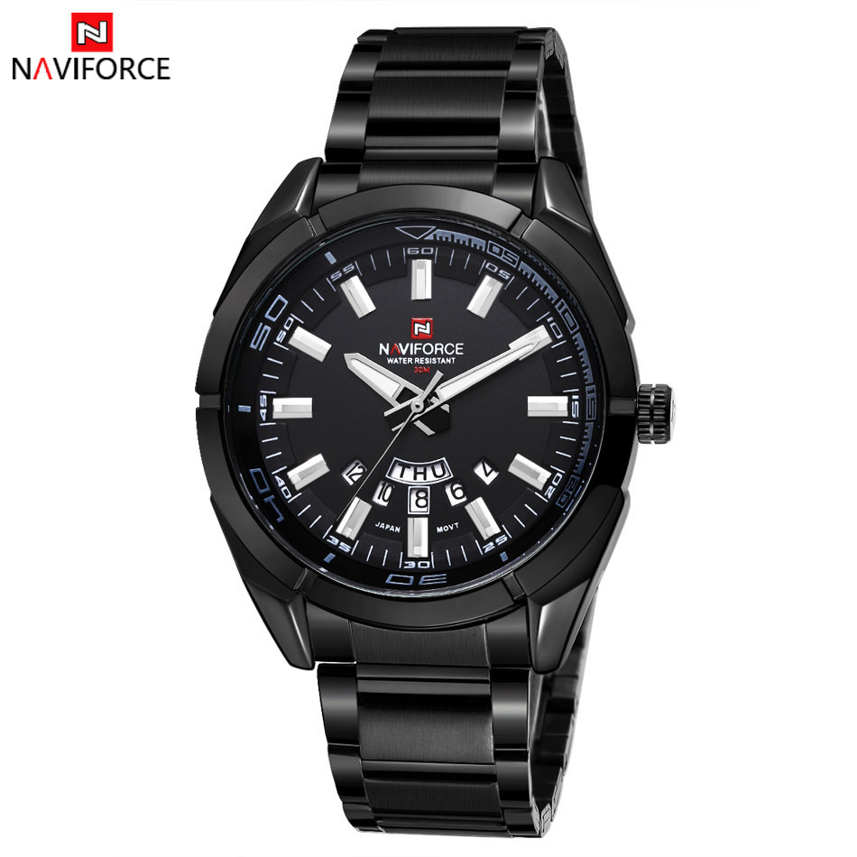 นาฬิกา Naviforce รุ่น NF9038 BK สีดำ ของแท้ รับประกันศูนย์ 1 ปี ส่งพร้อมกล่อง และใบรับประกันศูนย์ ราคาถูกที่สุด