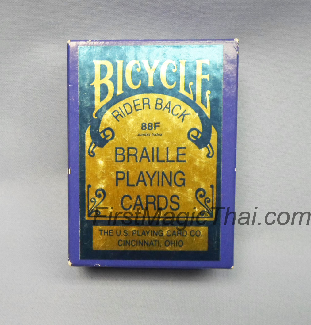 Bicycle Braille playing card (88F)