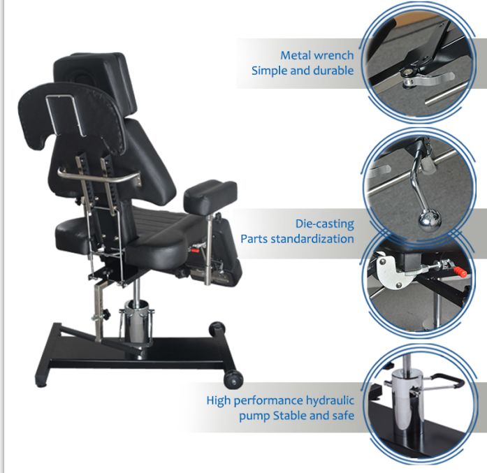 เตียงสักลาย ระบบไฮโดรลิค