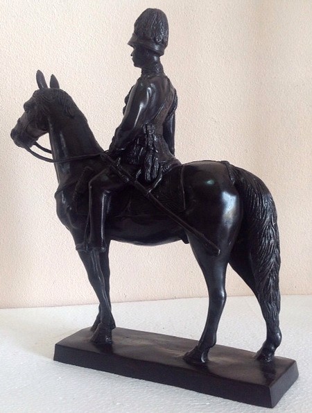 รูปหล่อ เสด็จพ่อ ร.5 ทรงม้า พิมพ์กลาง พระปิยะมหาราช