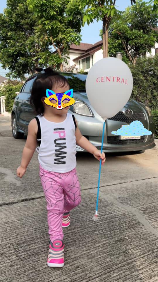 เสื้อ+เลกกิ้ง Le Petit Pumm 3Y มือสอง เหมือนใหม่