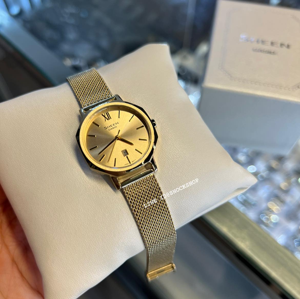 นาฬิกาผู้หญิง Casio SHEEN รุ่น SHE-4554GM-9A คาสิโอ