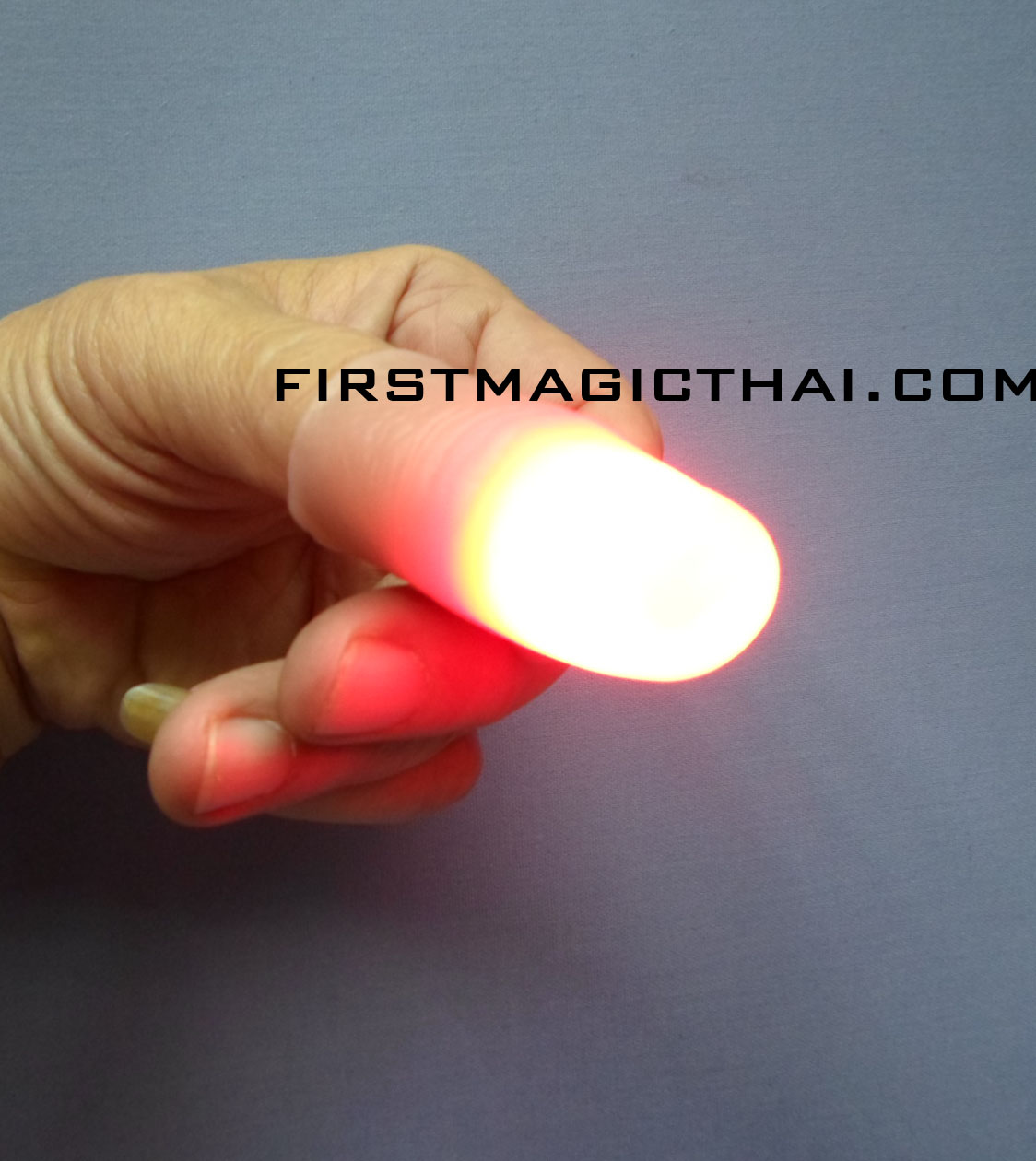 นิ้วไฟสีแดง แบบชาต / D'lite Red Colour