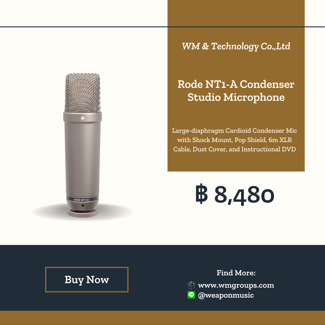 Rode NT1-A Condenser Studio Microphone