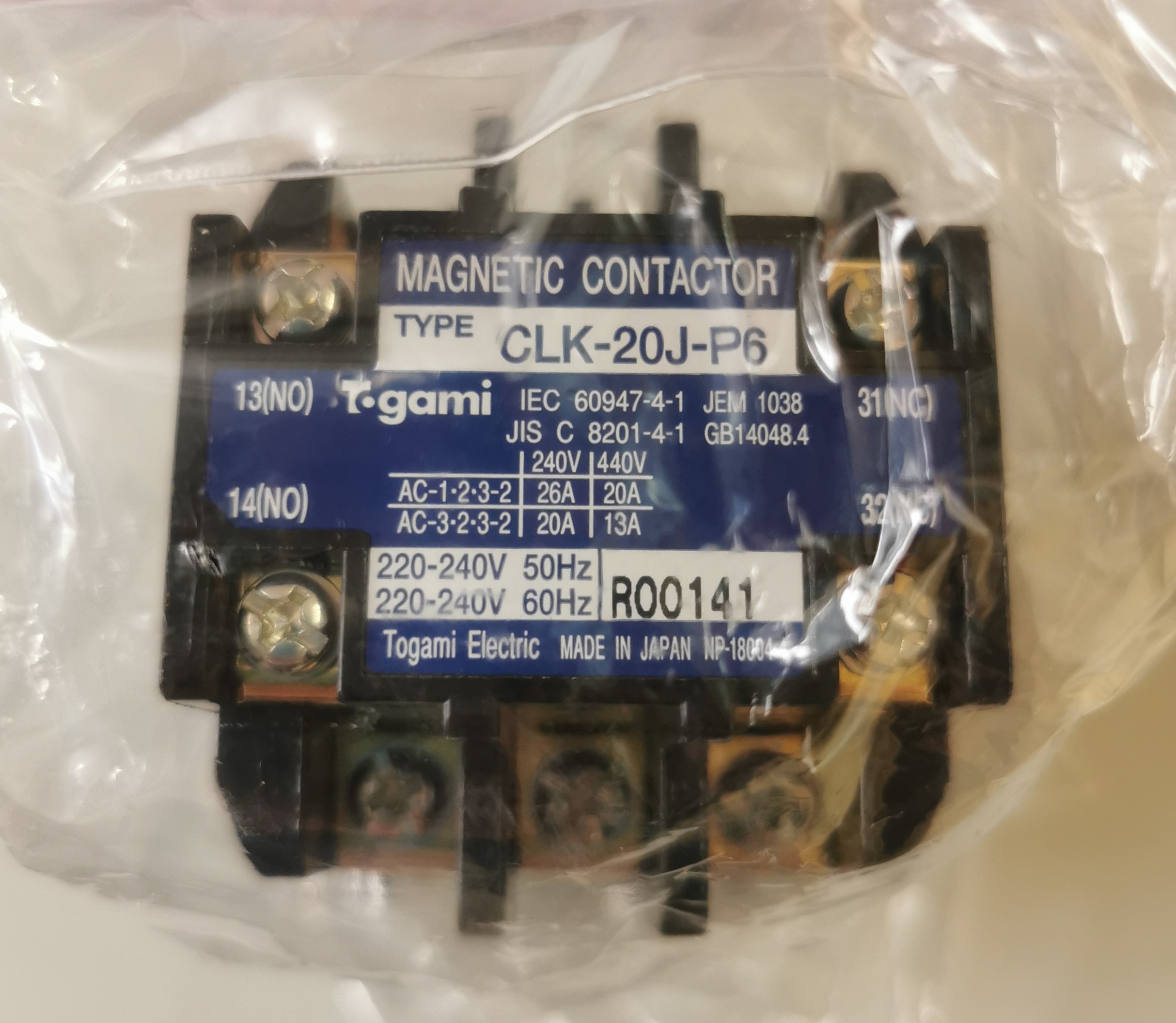 แมกเนติก CLK-20J-P6 (220V.)