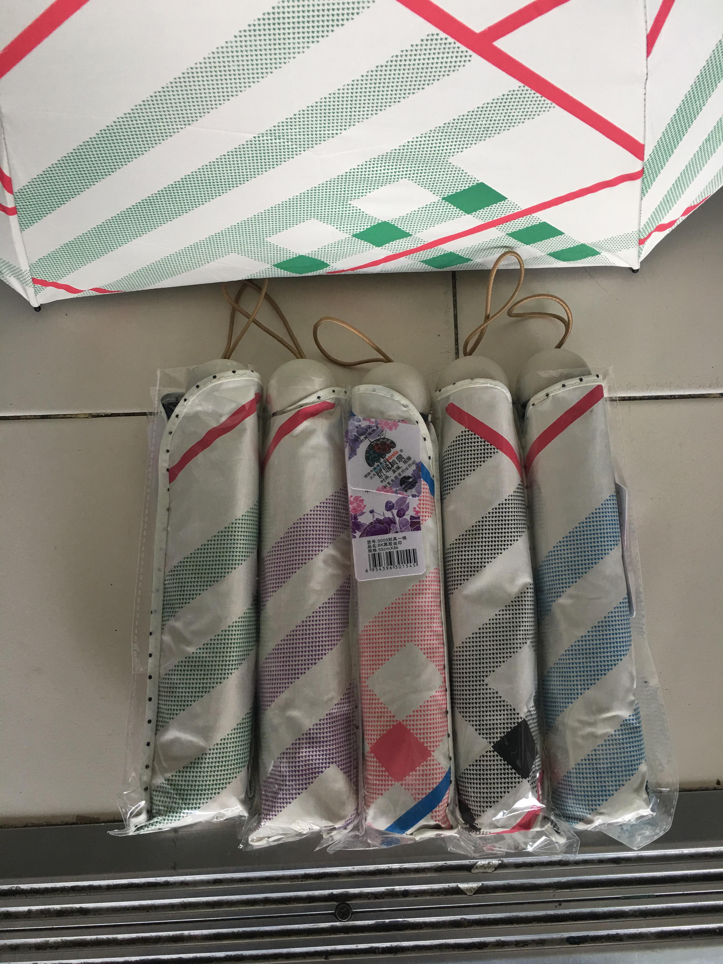 ร่มโค้งแฟชั่นยูวีดำรหัส3009