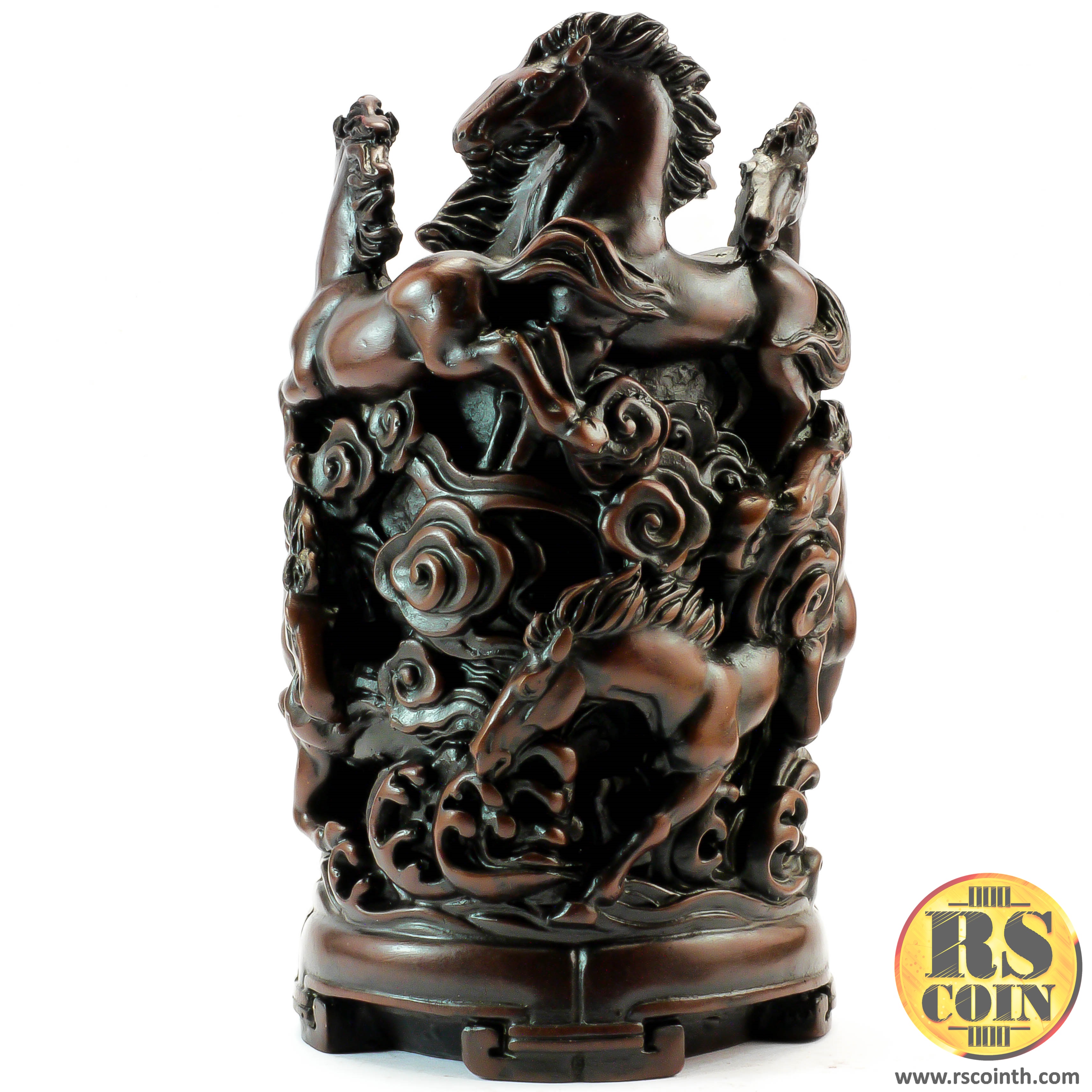 รูปปั้นหิน - กระบอกม้าสวรรค์ (Thai Sculpture Stone Animal Horses Heaven)