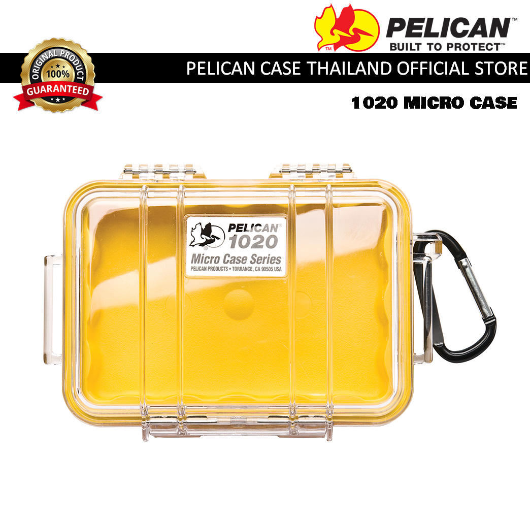 PELICAN 1020 MICRO CASE, Yellow/Clear
