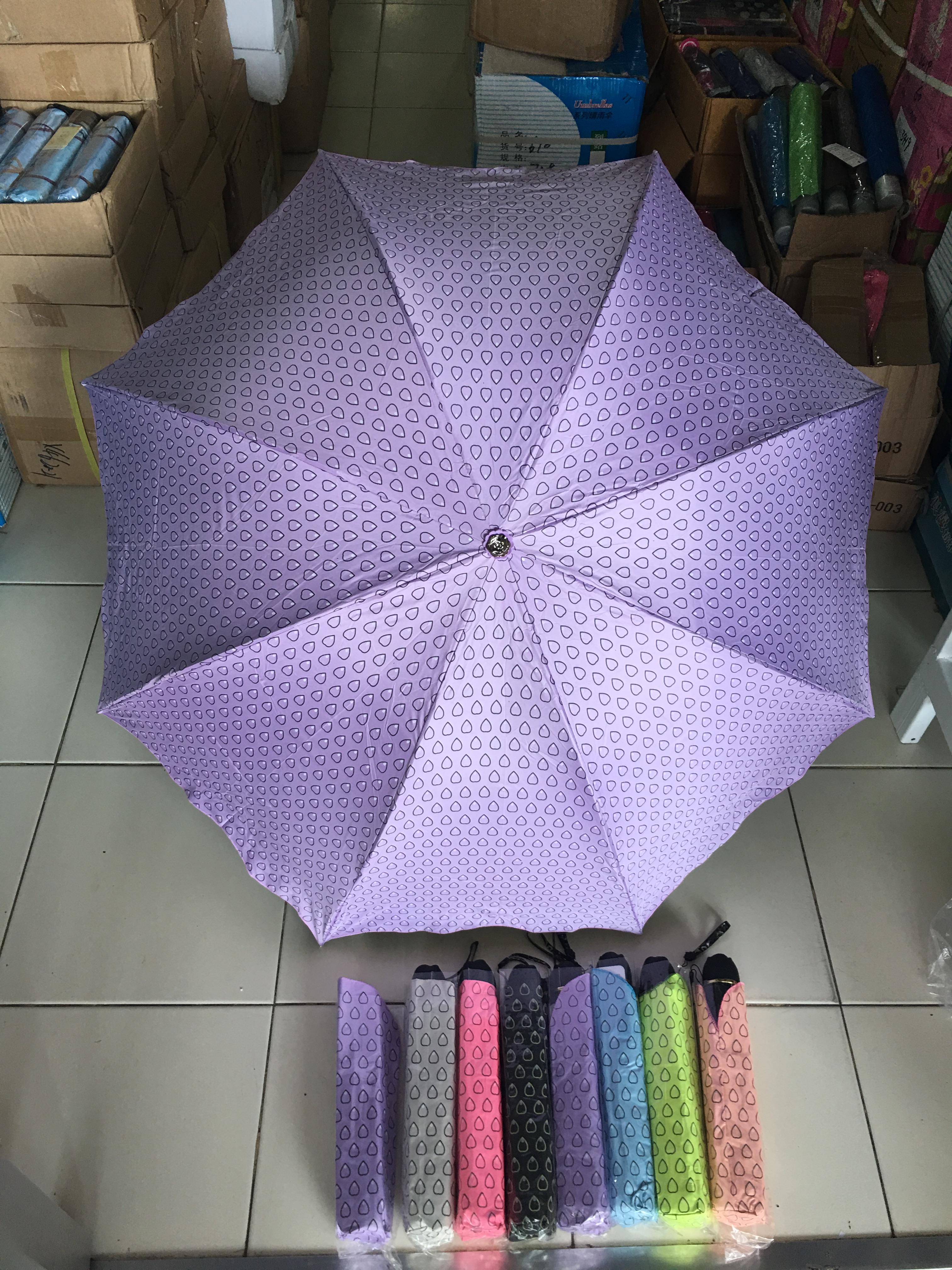 ร่มโค้งแฟชั่นยูวีดำ รหัส4302DA