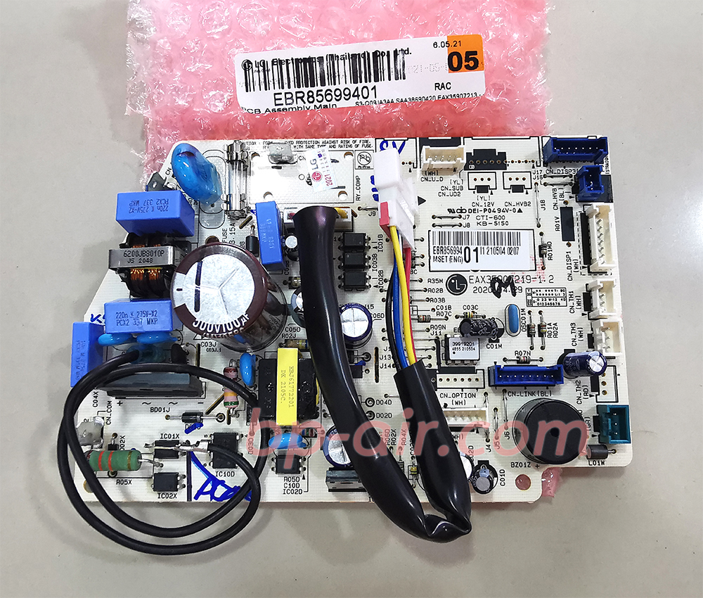 แผงบอร์ดคอยล์เย็น EBR85699401