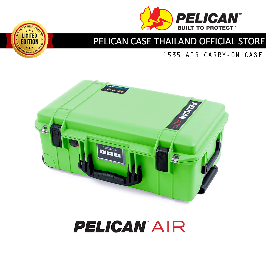 Pelican 1535 Air Case with Trekpak System - Lime Colour [Limited Edition]