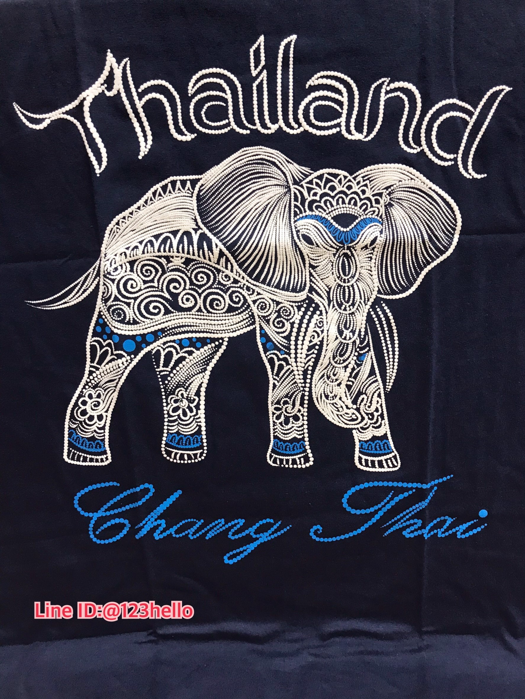 เสื้อยืดลายไทย คละลาย ไซส์ XL