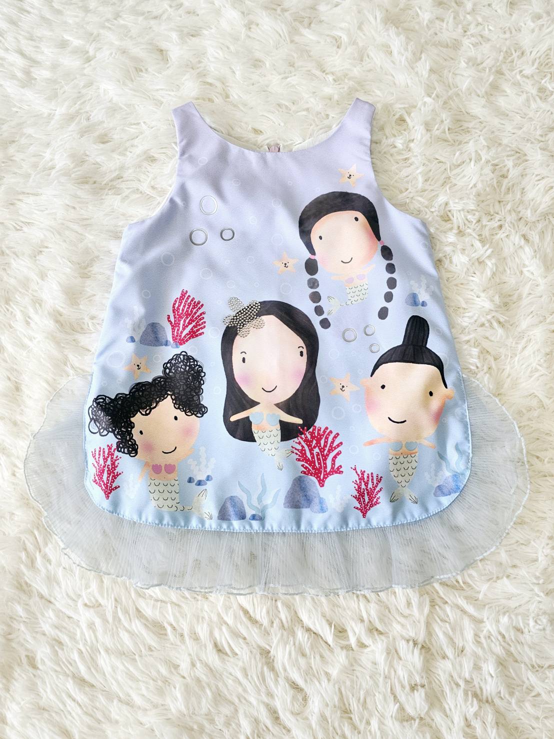 เดรส fairy mermaid ไซส์ 18m Le Petit Pumm by ChaLom มือสอง เหมือนใหม่ ไม่มีตำหนิ
