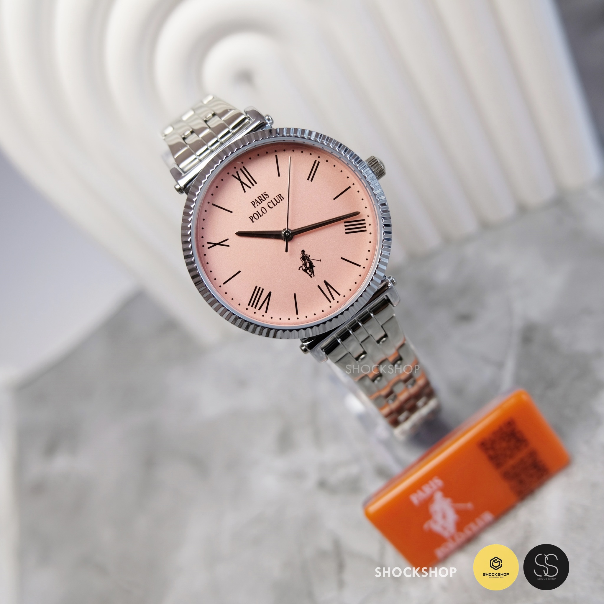 Paris Polo Club นาฬิกาข้อมือผู้หญิง รุ่น 3PP-2203935L-PK โปโล