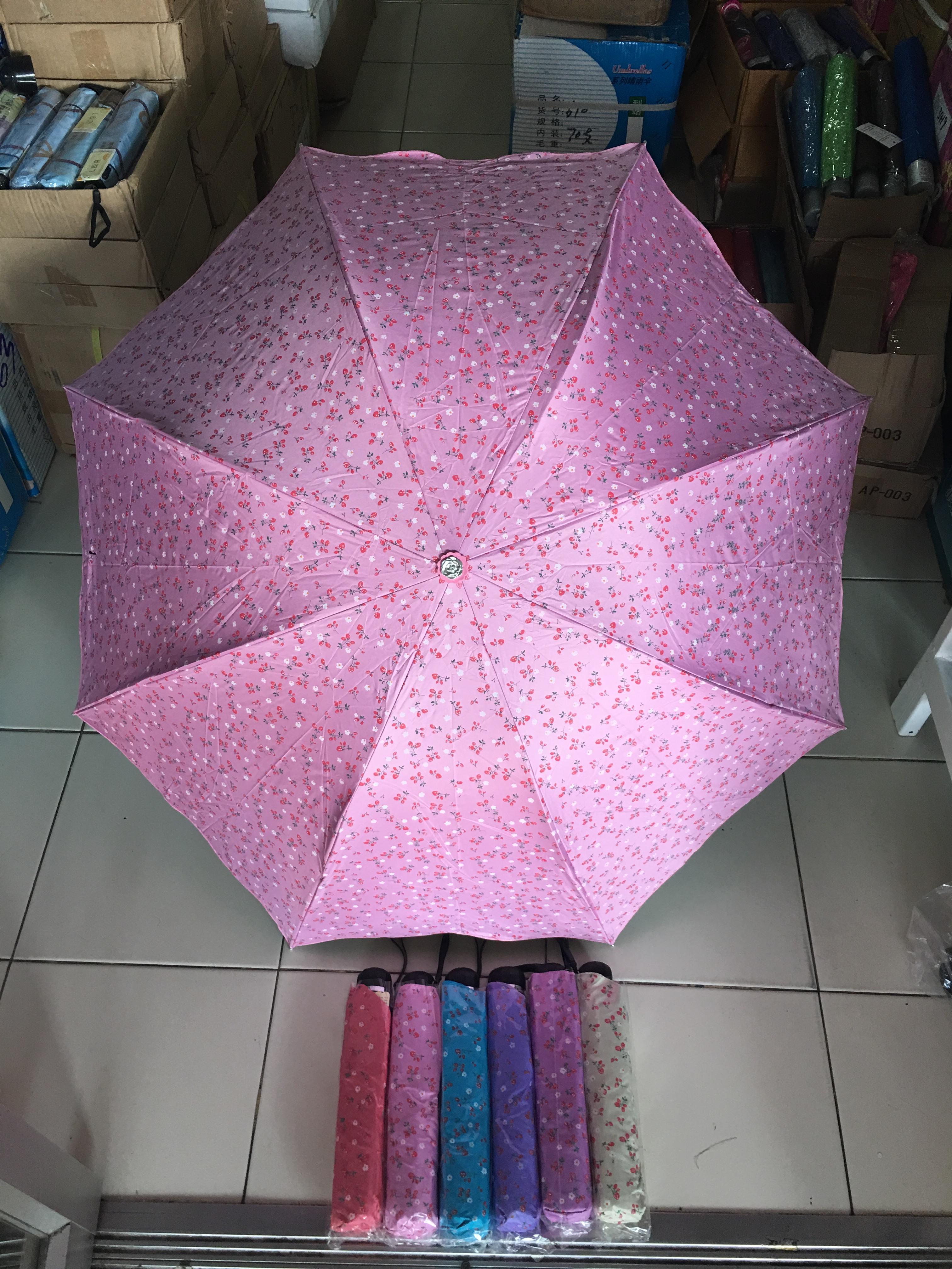 ร่มโค้งแฟชั่นยูวีดำรหัส3417