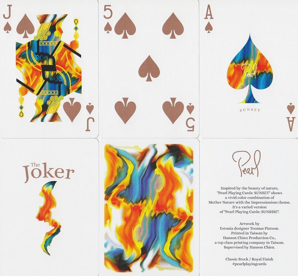 Pearl (Sunset) Playing Cards