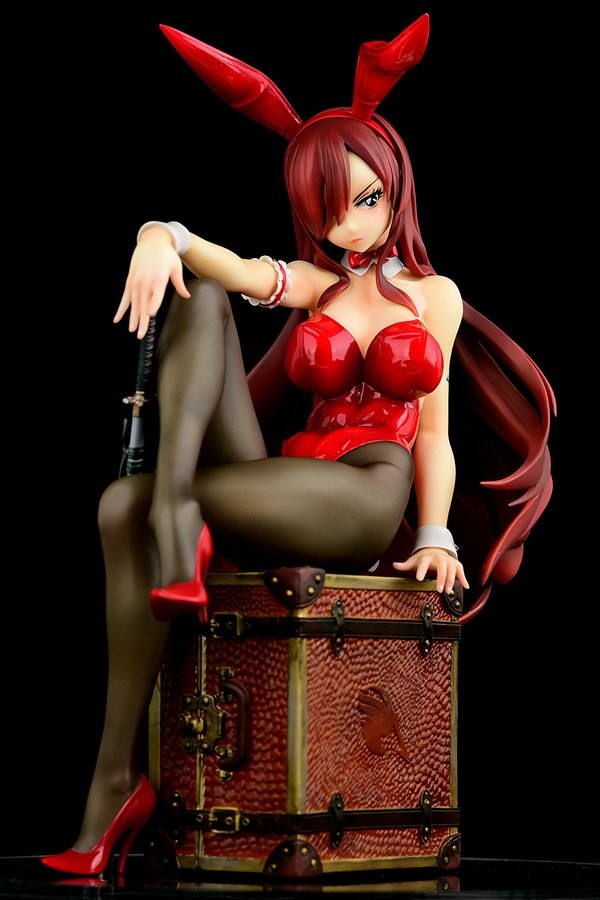 Erza Scarlet Bunny girl Style Type Rosso