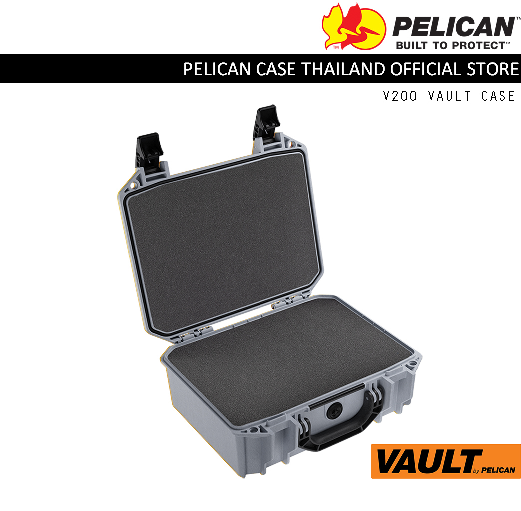 PELICAN VAULT V200 / V200C CASE WITH FOAM, GREY