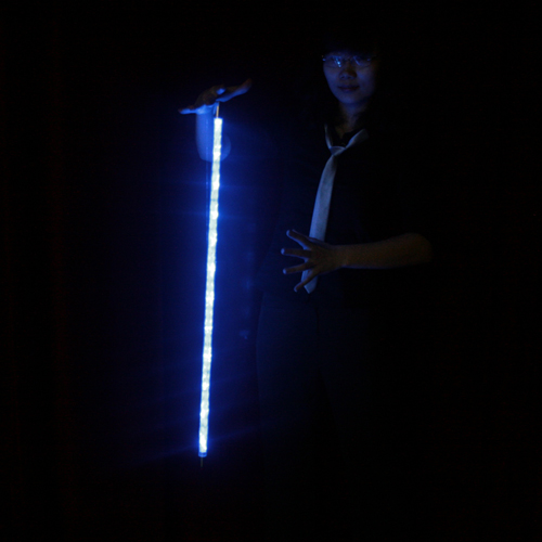 ไม้เท้าไฟเต้นรำ สีฟ้า (Light Dancing Cane BLUE)