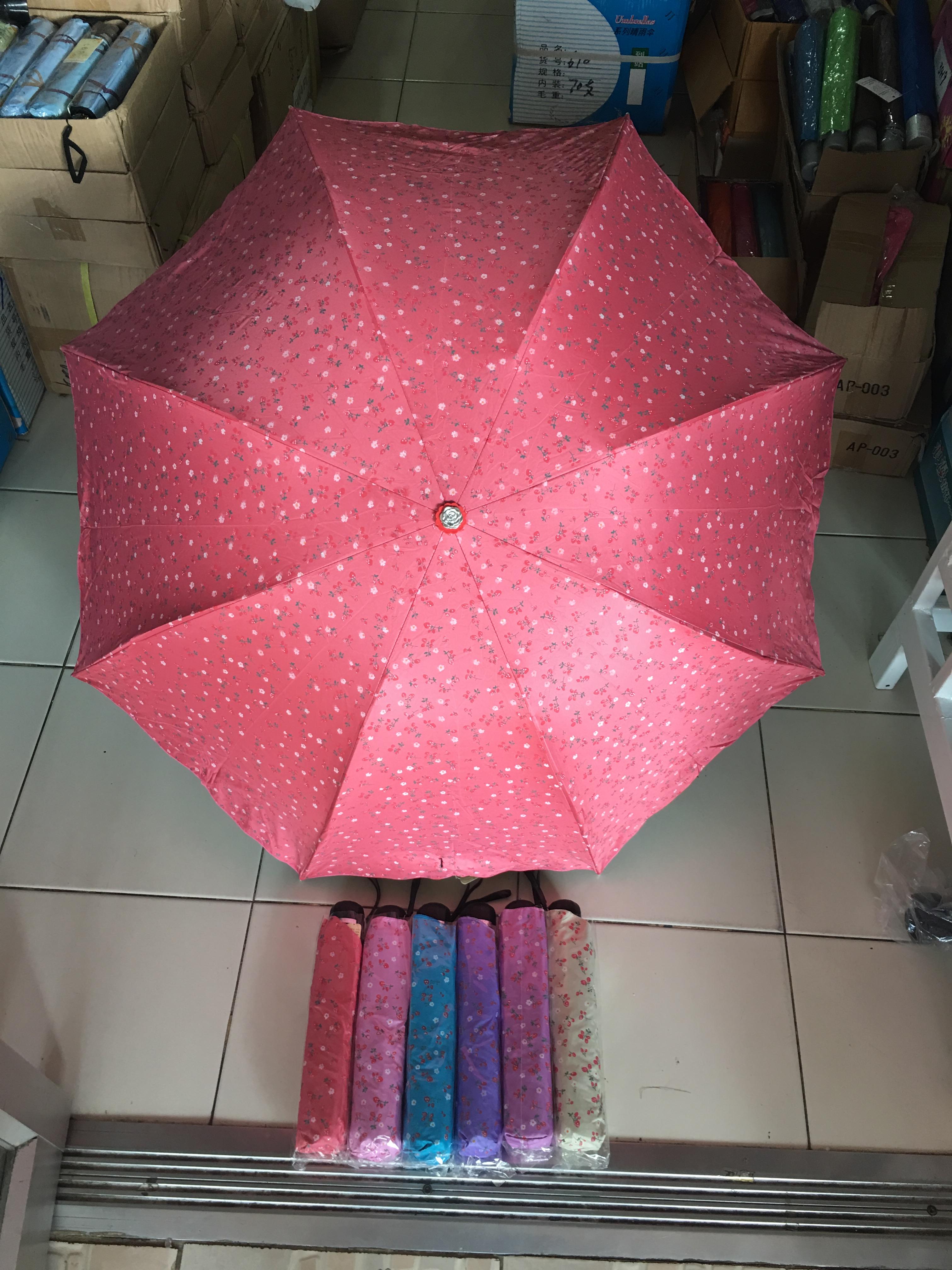 ร่มโค้งแฟชั่นยูวีดำรหัส3417