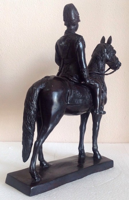 รูปหล่อ เสด็จพ่อ ร.5 ทรงม้า พิมพ์กลาง พระปิยะมหาราช