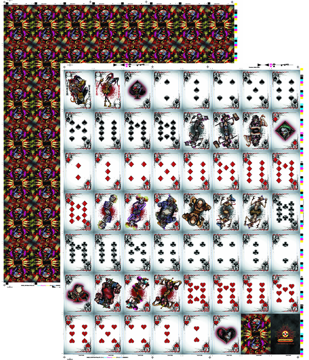 Bicycle Killer Clowns Playing Cards