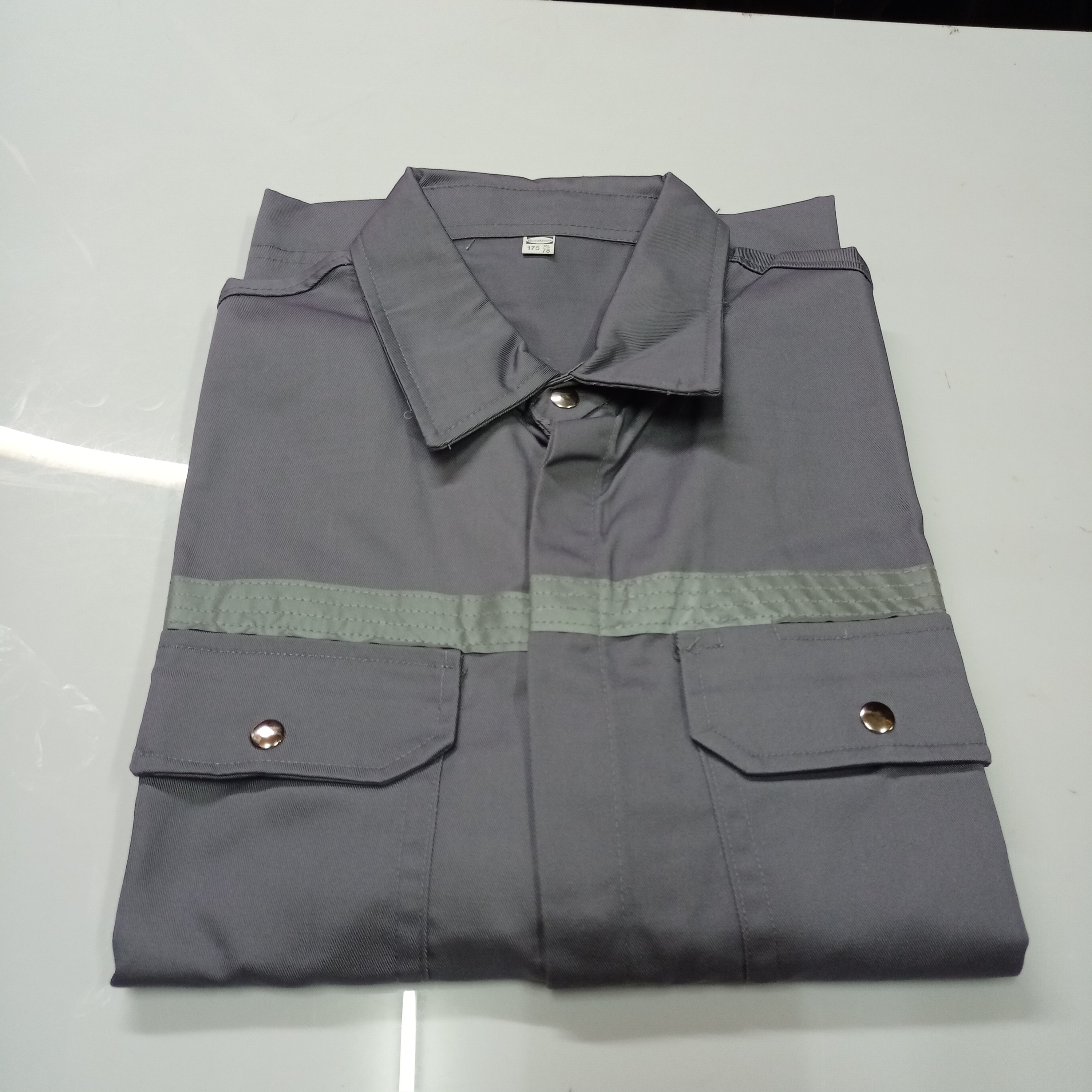 เสื้อช็อป ผ้าเวสปอยท์ สีเทาไซส์ 3S - 2XL สำเนา