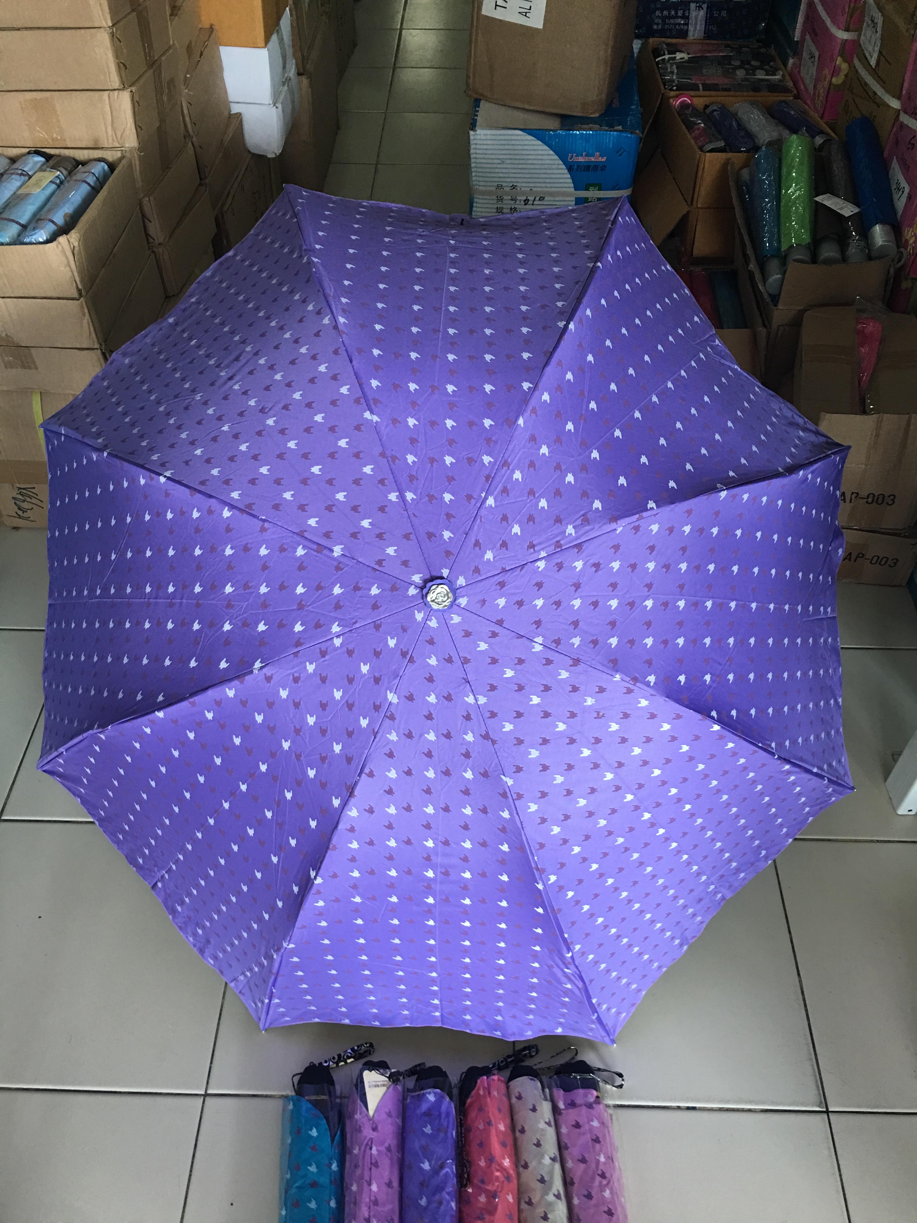 ร่มโค้งแฟชั่นยูวีดำรหัส3413