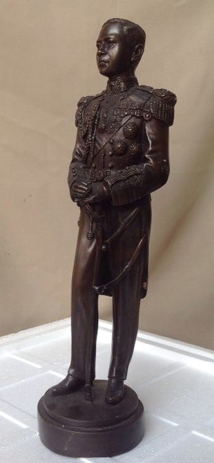 พระบรมรูป รูปหล่อ ทองเหลือง กรมหลวงชุมพรฯ สูง14นิ้ว