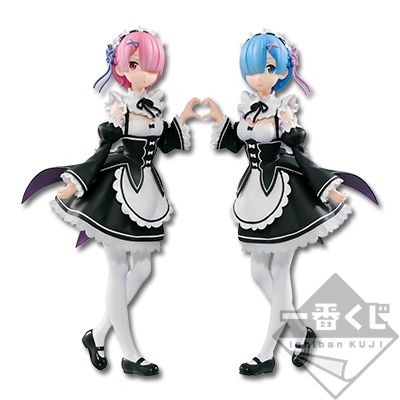 Ichiban Kuji Re:Zero Peize A Ram & Rem