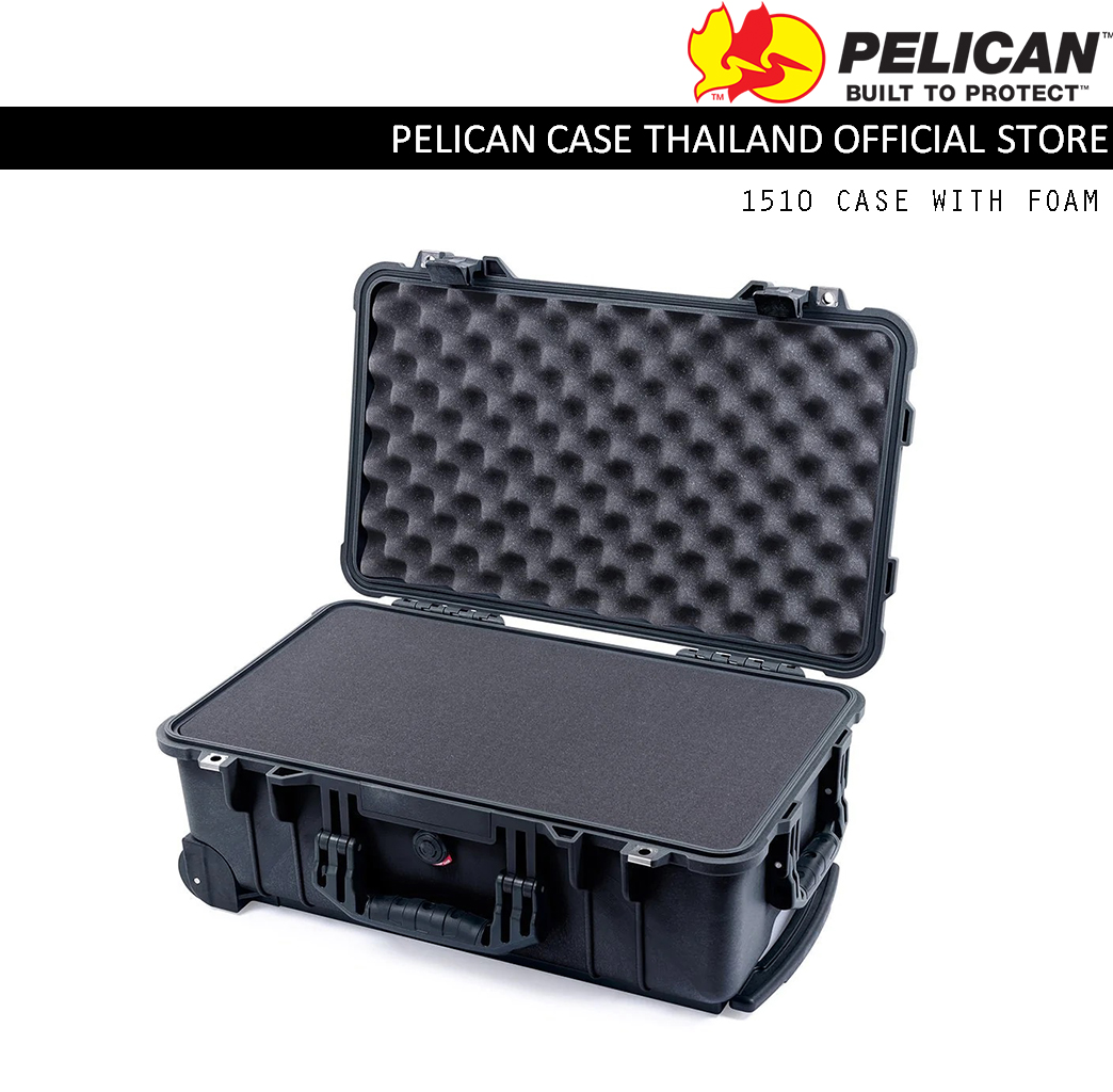PELICAN 1510 CASE WITH FOAM - BLACK