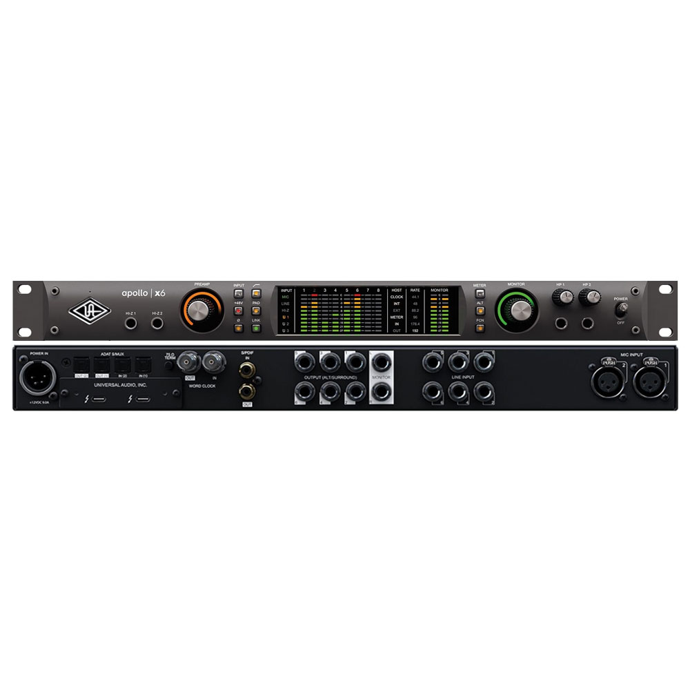 Universal X6 Thunderbolt 3 Audio Interface