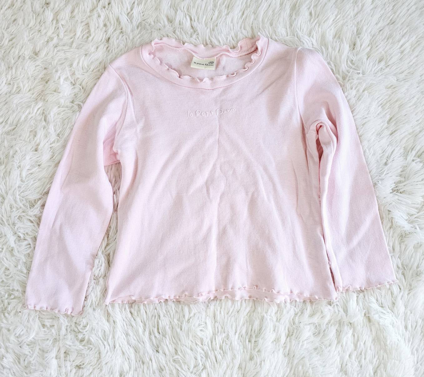 เสื้อแขนยาวเด็ก PUMM BASIC By Le Petit Pumm ไซส์ 3y มือสอง สภาพดี 80% ไม่มีตำหนิ