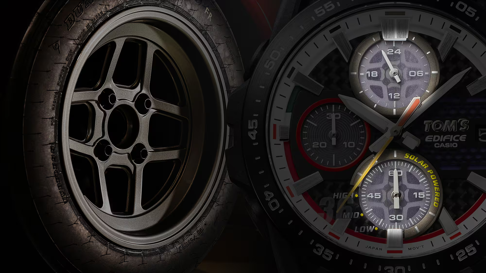 นาฬิกาผู้ชาย EDIFICE SOSPENSIONE รุ่น EFS-S641TMS-1A ฉลองครบรอบ 50 ปี ของ TOM’S