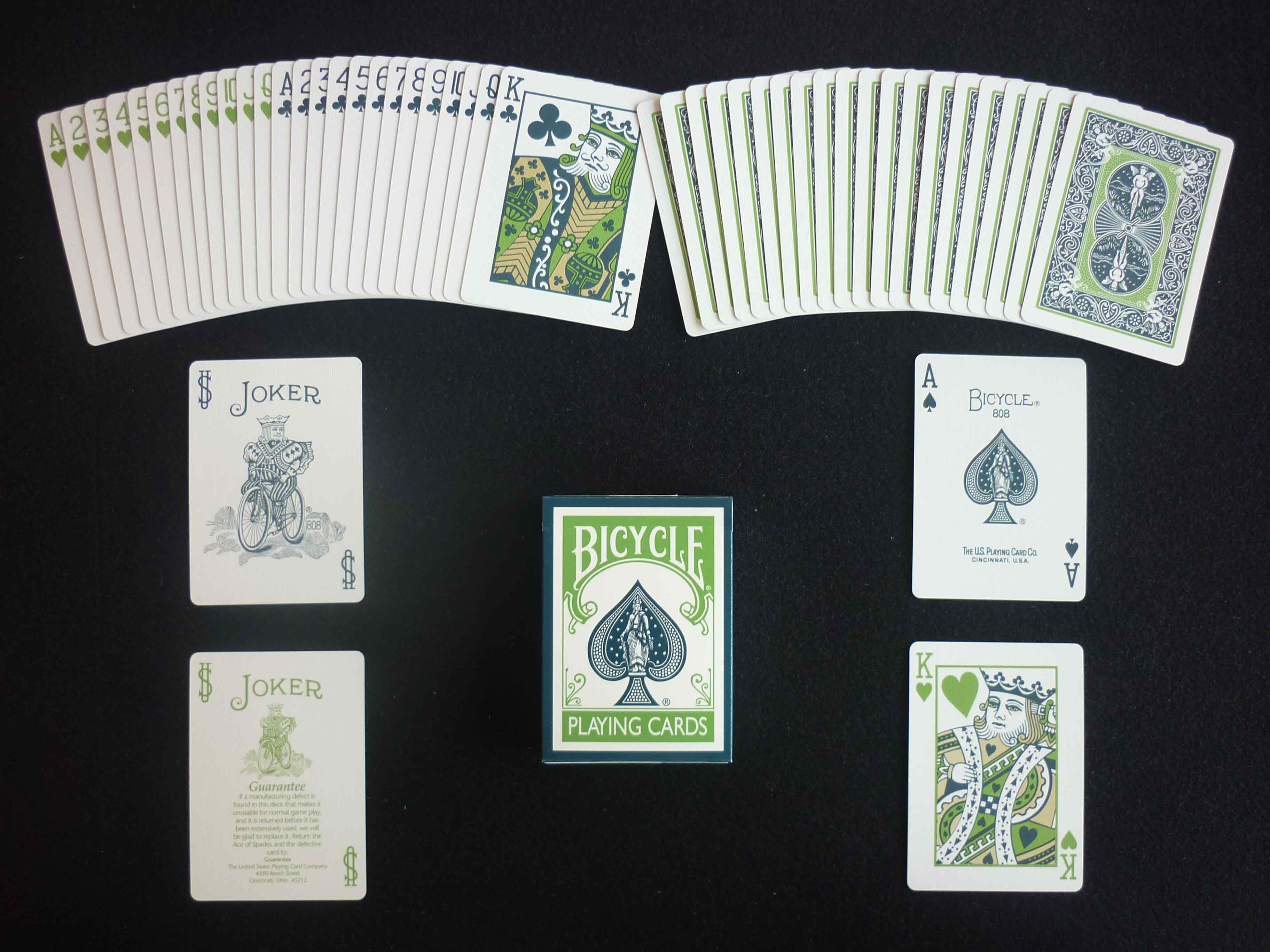 Bicycle Twilight Playing Cards (Green)
