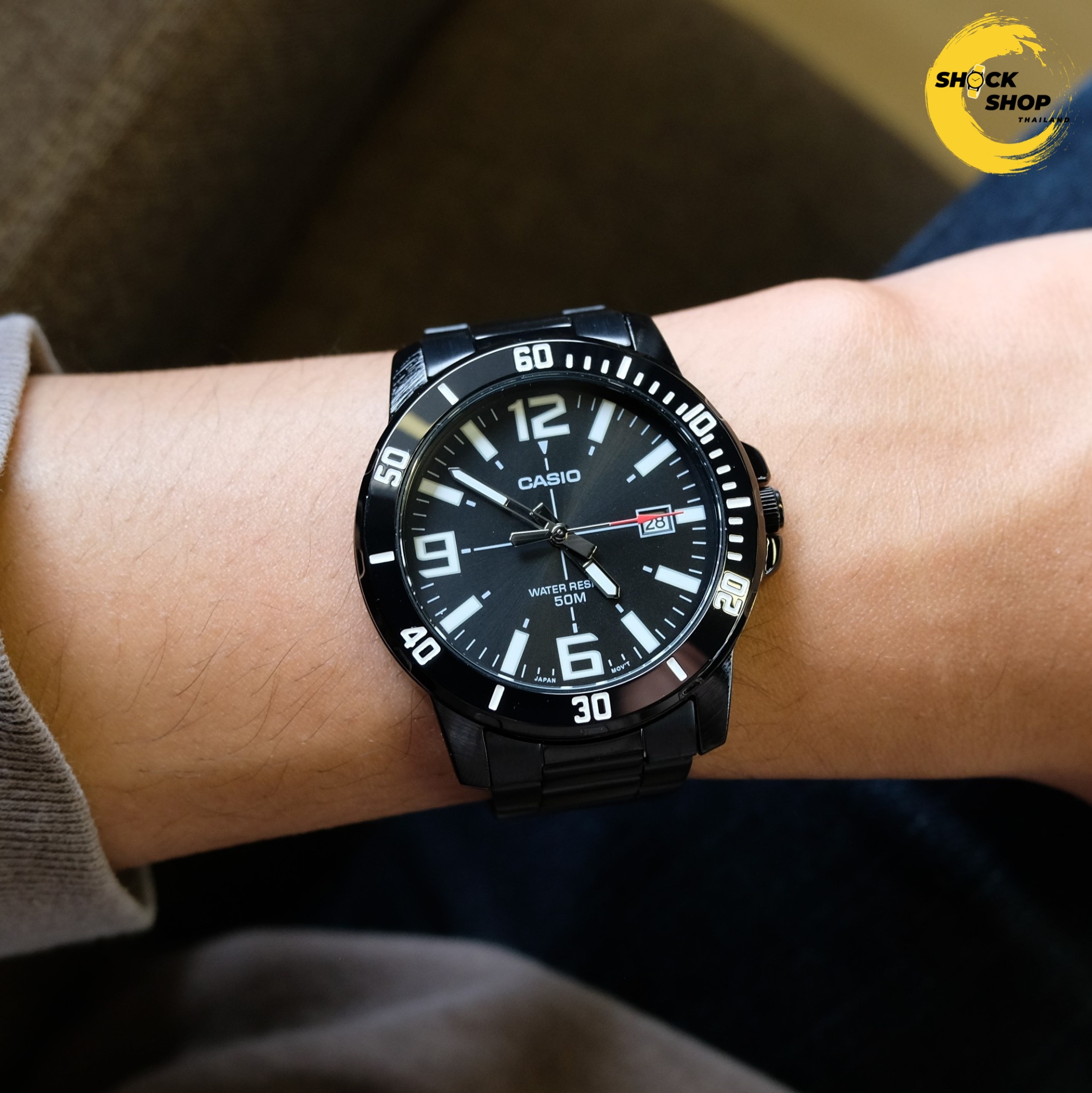 CASIO นาฬิกาผู้ชาย รุ่น MTP-VD01B-1BV คาสิโอ