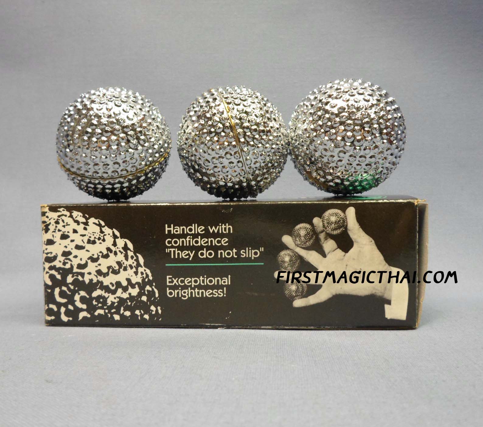 บอลทวีคูณ ผิวหยาบ / Magic Multiplying Balls (Silver)