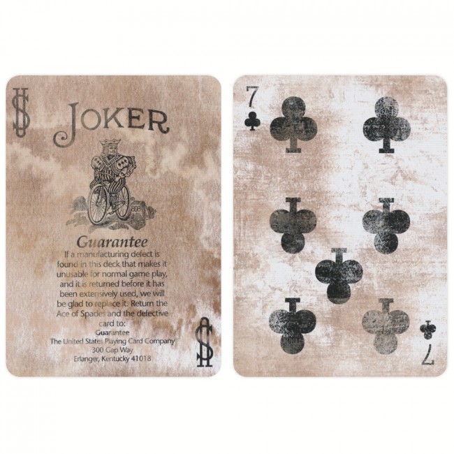 Bicycle Distressed Expert Back 2 สำรับ (สีเขียว+สีน้ำเงิน)