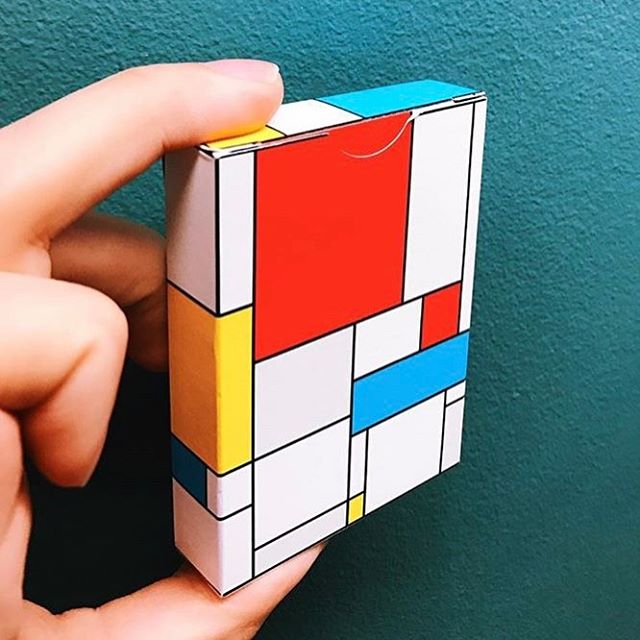 Mondrian Playing Cards