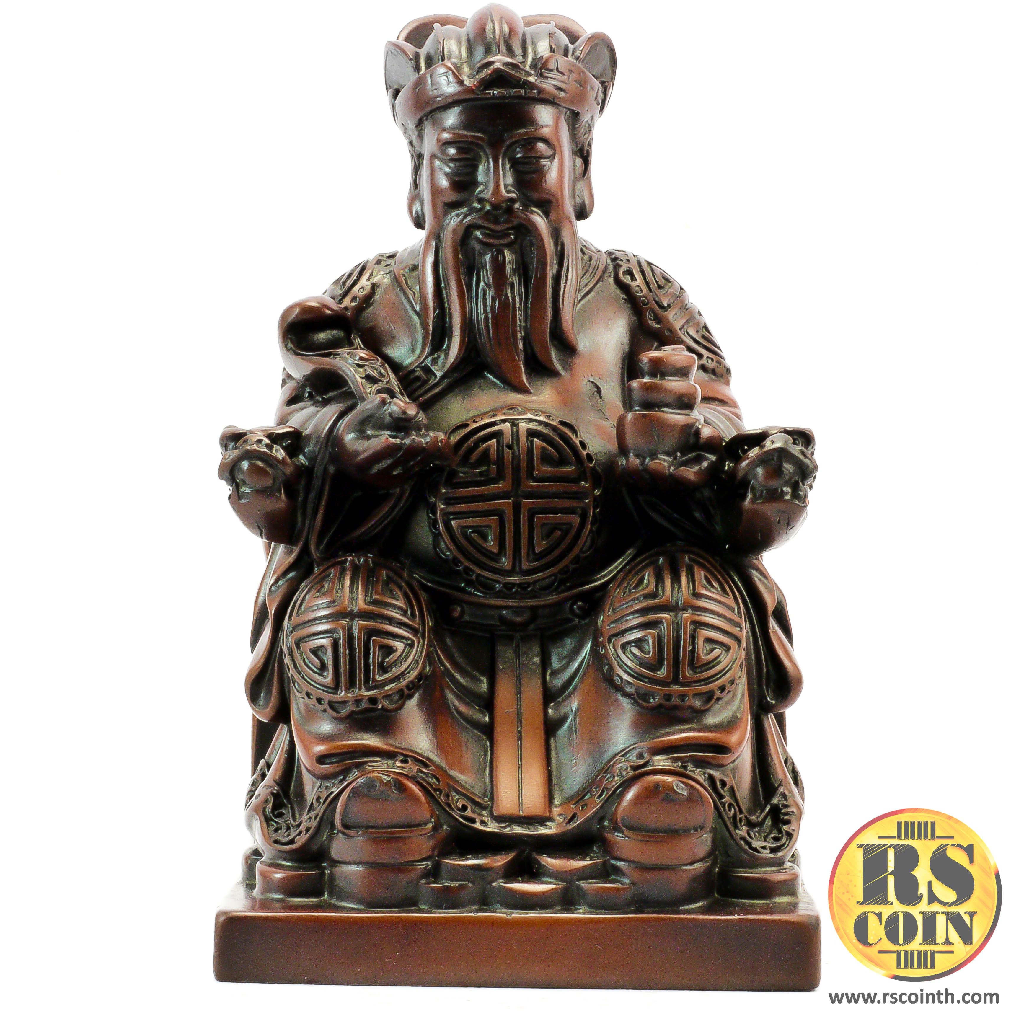 รูปปั้นหิน - ไฉซิ้งเอี้ย เทพเจ้าแห่งโชคลาภ (Thai Sculpture Stone Cai Shen God)