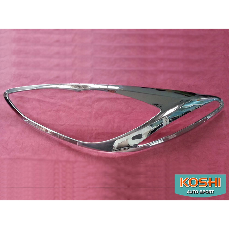 Mazda2 ปี 2009-14 รุ่น 5 ประตู ครอบไฟท้าย ชุบโครเมี่ยม ยี่ห้อ lekone (2ชิ้น)