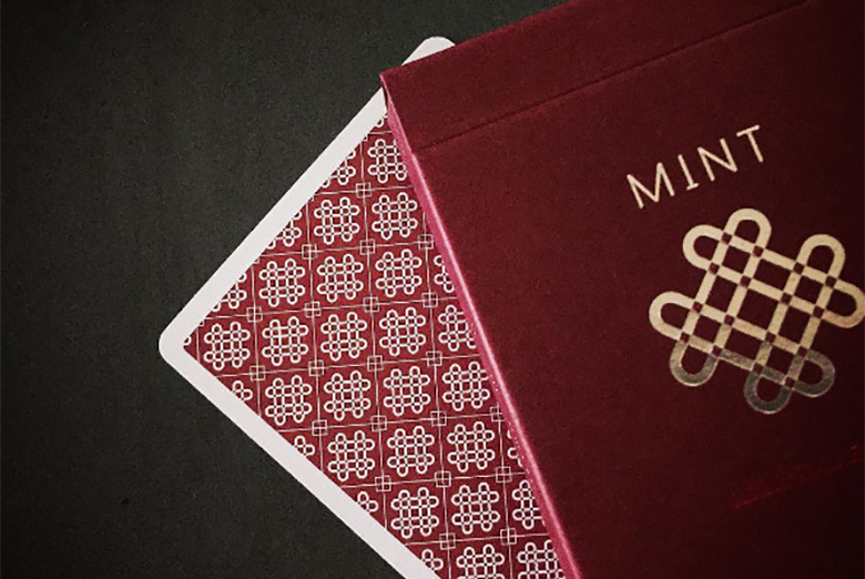 Raspberry Mint Playing Cards by 52kards