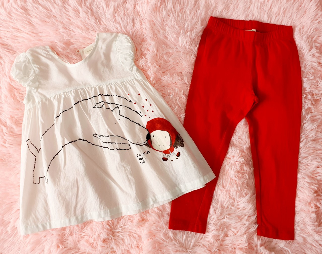 ชุดเซ็ท Le Petit Pumm 3Y เสื้อ-กางเกง By Cha-lom มือสอง