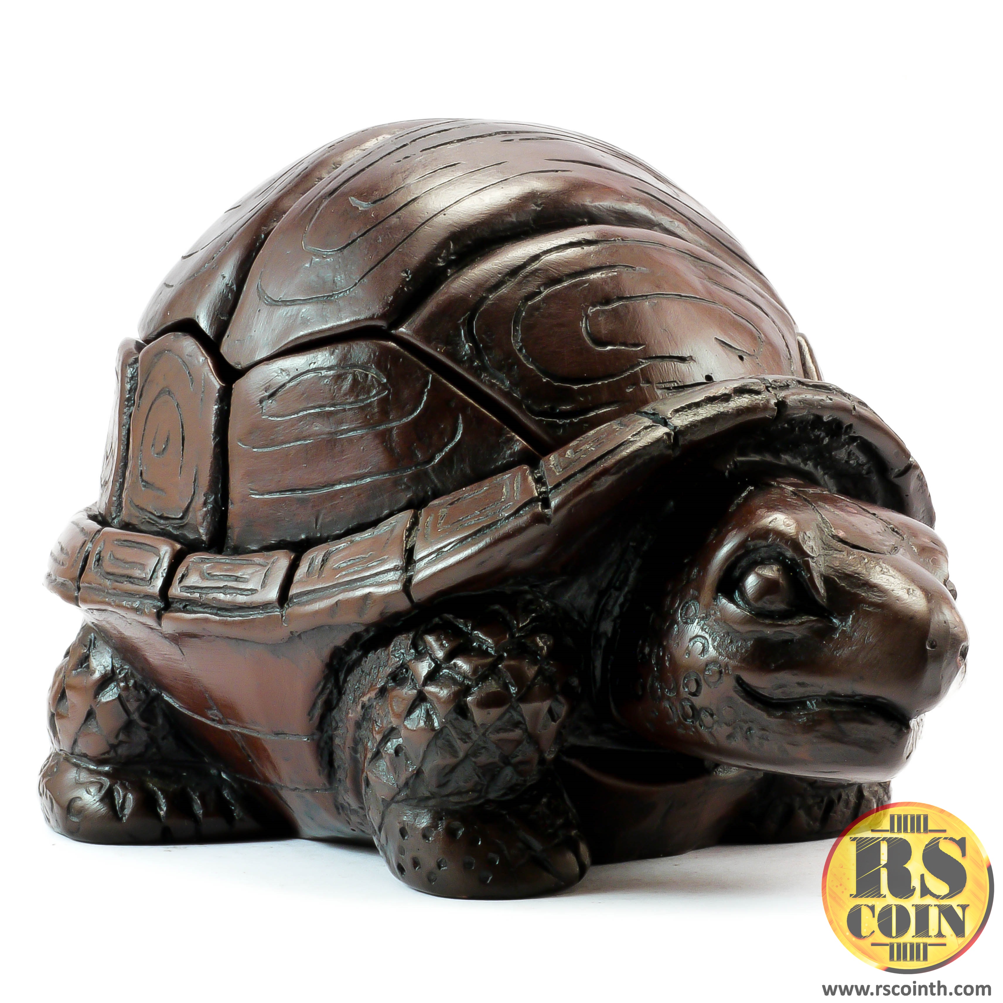 รูปปั้นหิน - เต่าตลับ (Thai Sculpture Stone Reptile Animal Turtle)
