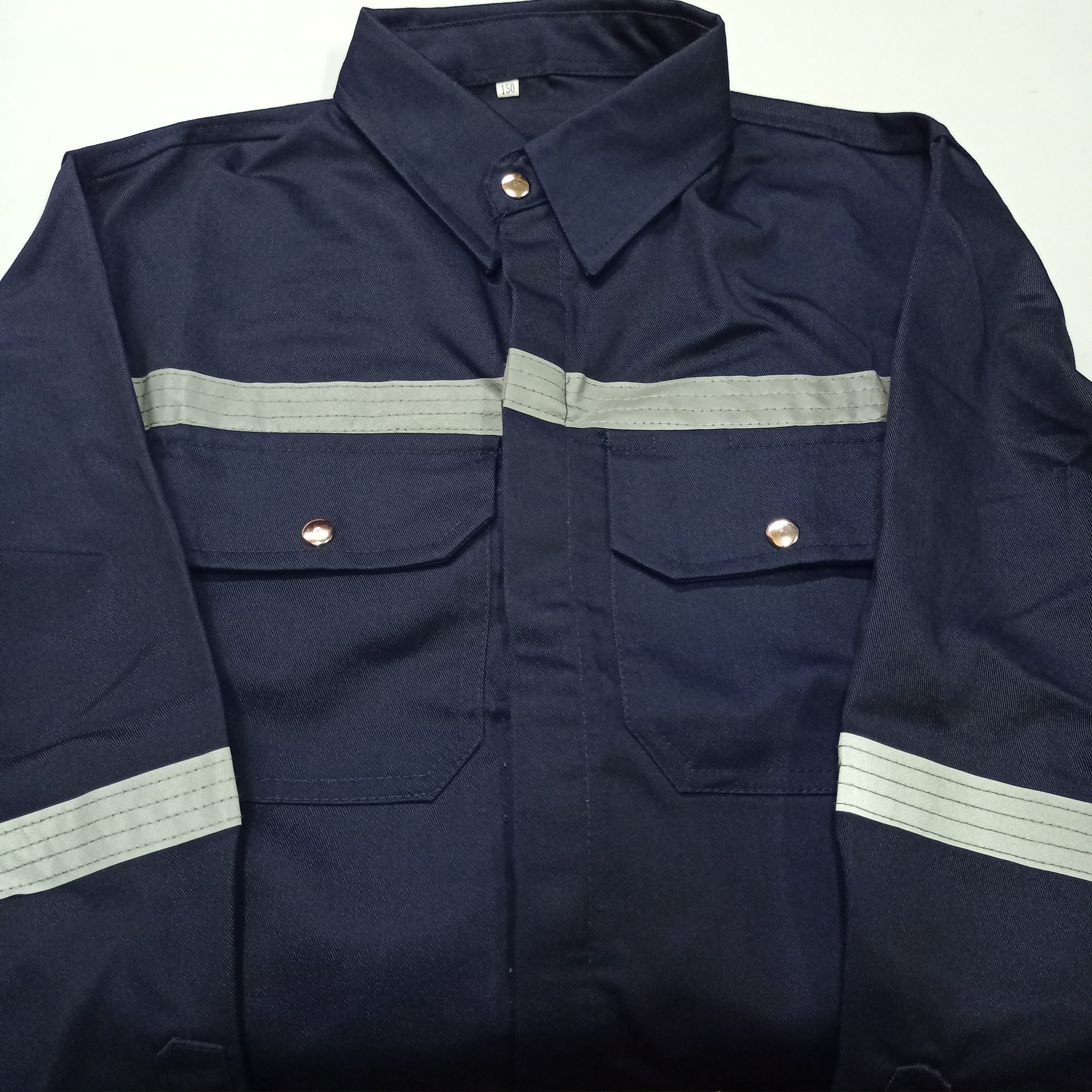 เสื้อช็อป ผ้าเวสปอยท์ สีกรม ไซส์ 3S - 2XL สำเนา สำเนา