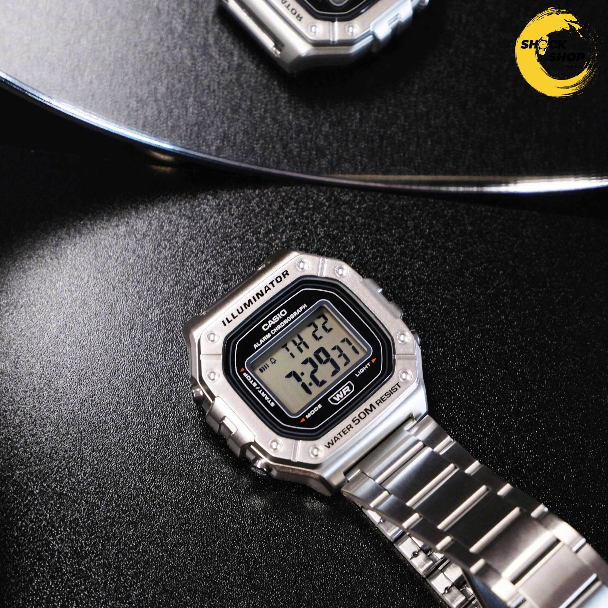 CASIO นาฬิกาข้อมือ รุ่น W-218HD-1AV คาสิโอ