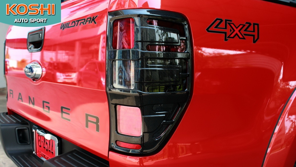 ครอบไฟท้ายคาร์บอน Ford Ranger 2015 AOS